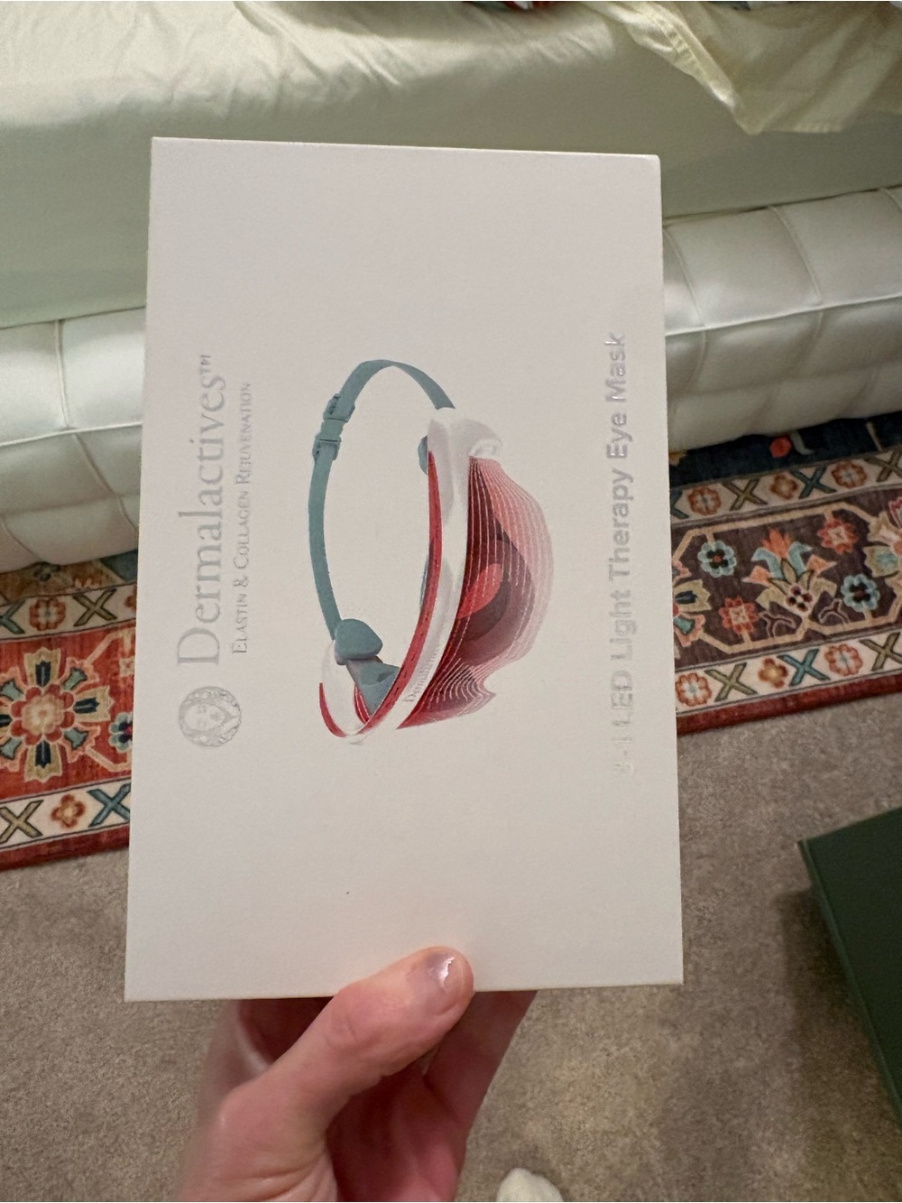 Dermalactives Red & Teal LED Light Therapy Eye Mask